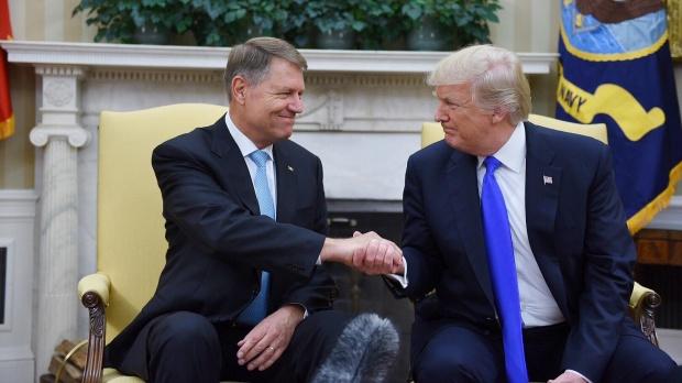 Klaus Iohannis se întâlnește cu Donald Trump la Washington