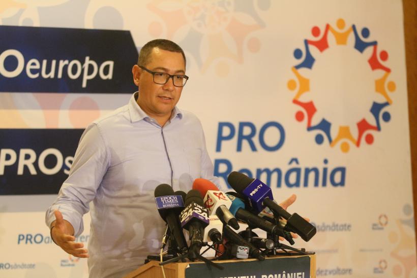 Ponta: Am semnat un document prin care Pro România şi ALDE susţin candidatura lui Mircea Diaconu