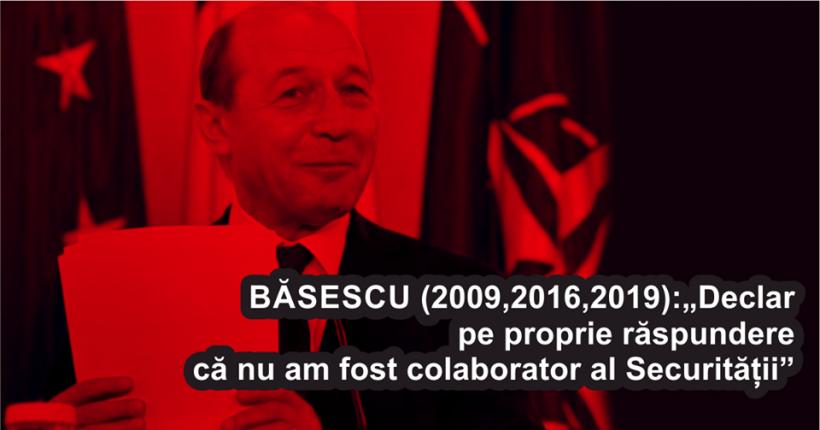 GIP: Băsescu știa că își turna colegii la Securitate