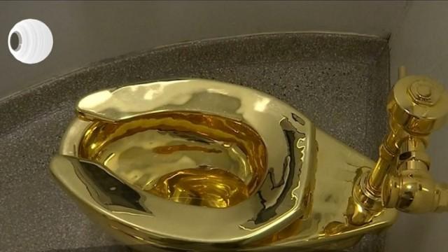 O toaletă din aur, în valoare de un milion de lire sterline, a fost furată din Palatul Blenheim