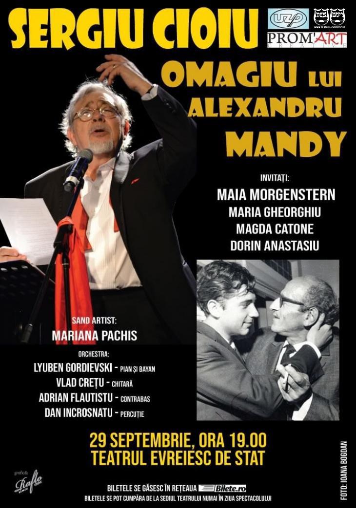 Concert Sergiu Cioiu - Omagiu lui Alexandru Mandy  la Teatrul Evreiesc de Stat