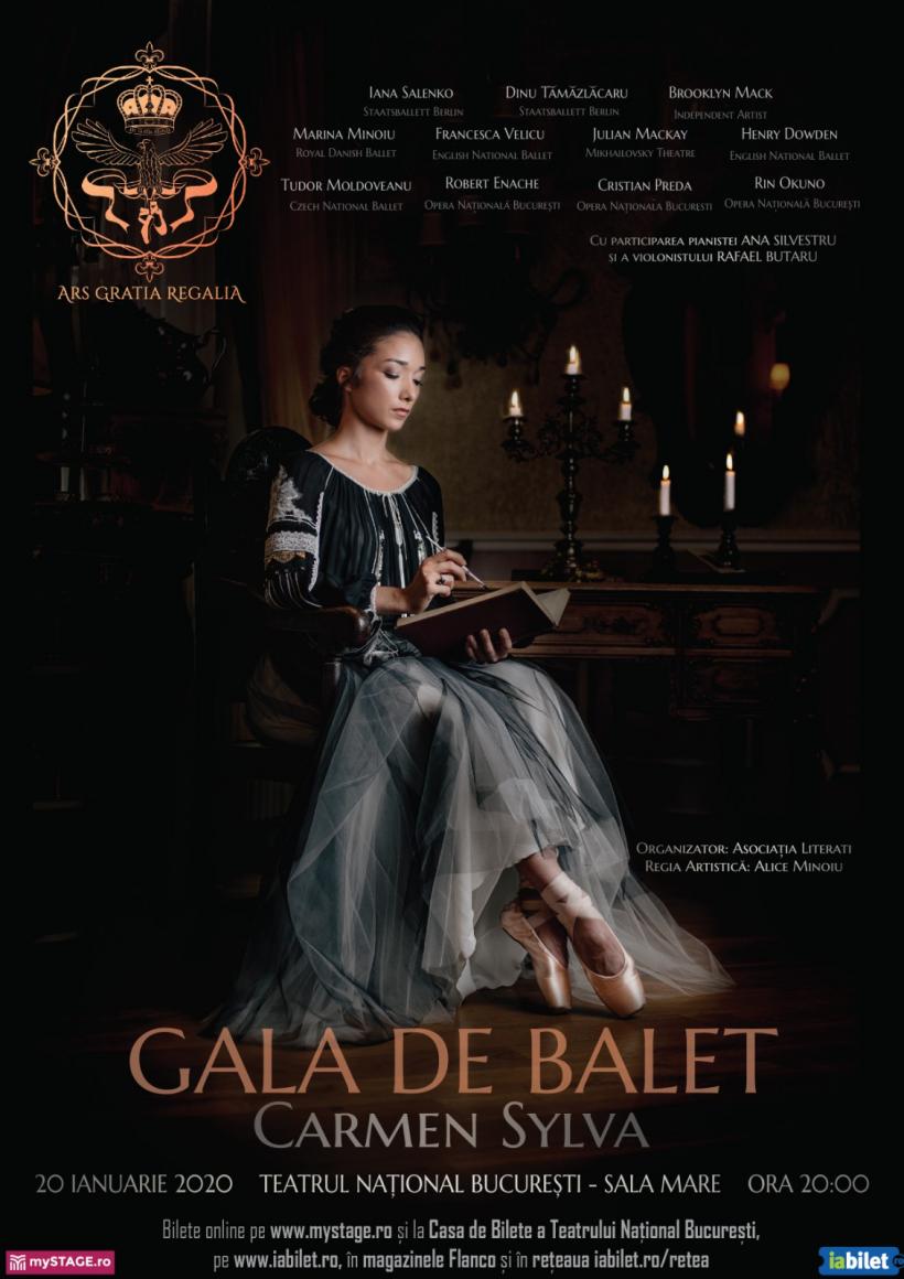 Gala de Balet „Carmen Sylva” aduce la București nume mari ale baletului