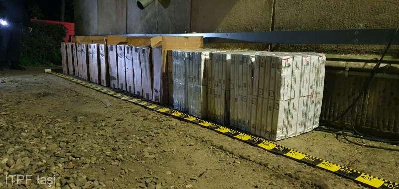10.000 de pachete cu ţigări de contrabandă, confiscate în urma cooperării la frontiera de est