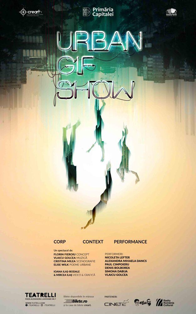 URBAN GIF SHOW, un spectacol inovator și provocator, are premiera la final de noiembrie la Teatrelli