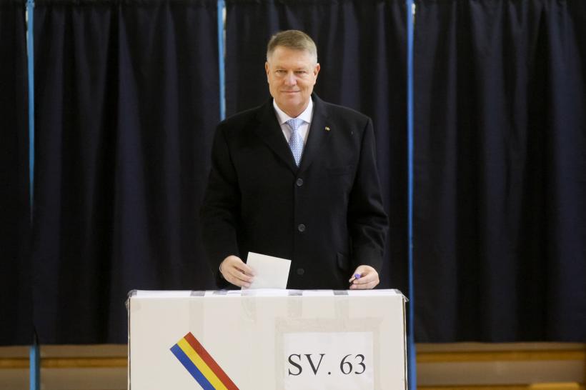 Alegeri prezidențiale 2019. Iohannis: Am votat pentru o Românie modernă, europeană, normală; e ziua campionilor cu ştampila în mână