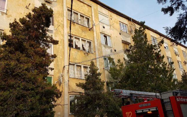 Explozie într-un bloc din Satu Mare. Tânăr de 30 de ani și iubita lui, gravi răniți