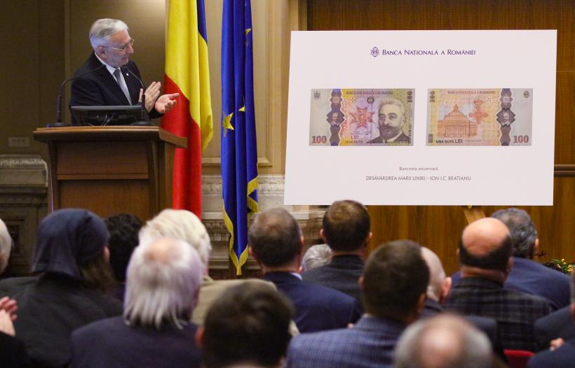 Isărescu: BNR emite o bancnotă aniversară dedicată lui Ionel I.C.Brătianu pentru a-i păstra vie memoria