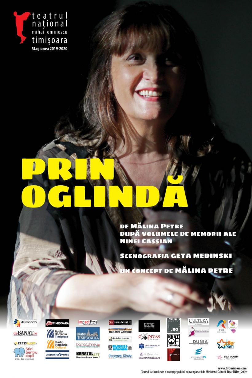 Premieră la Teatrul Naţional din Timişoara: Prin oglindă, un spectacol despre Nina Cassian