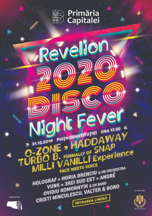 București, cea mai mare scenă disco din țară la „Revelion 2020. Disco Night Fever”