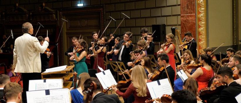 Concert extraordinar de Ziua Culturii Naţionale, 15 ianuarie 2020, la Ateneul Român – Orchestra Română de Tineret dirijor Gabriel Bebeşelea