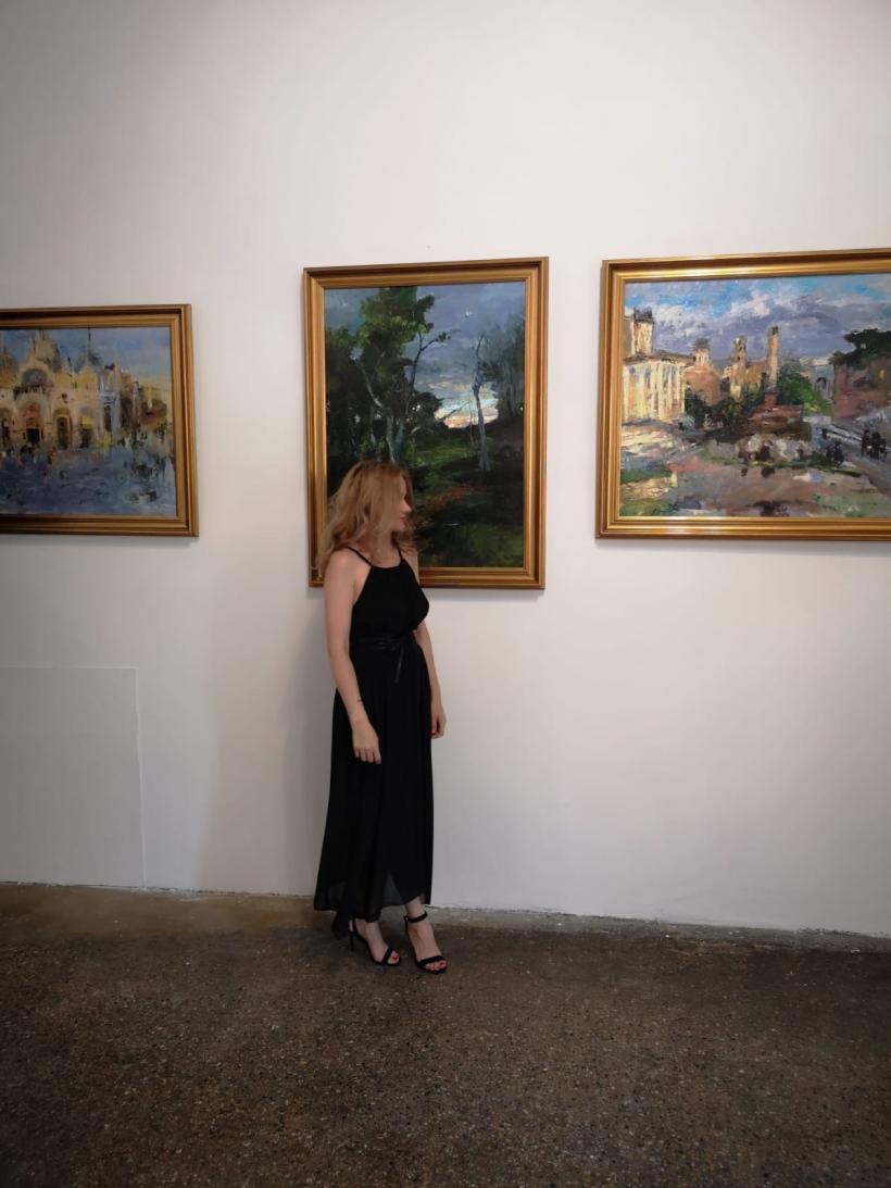 Maria Jarda: de la pictura în gând, la expoziții în Italia
