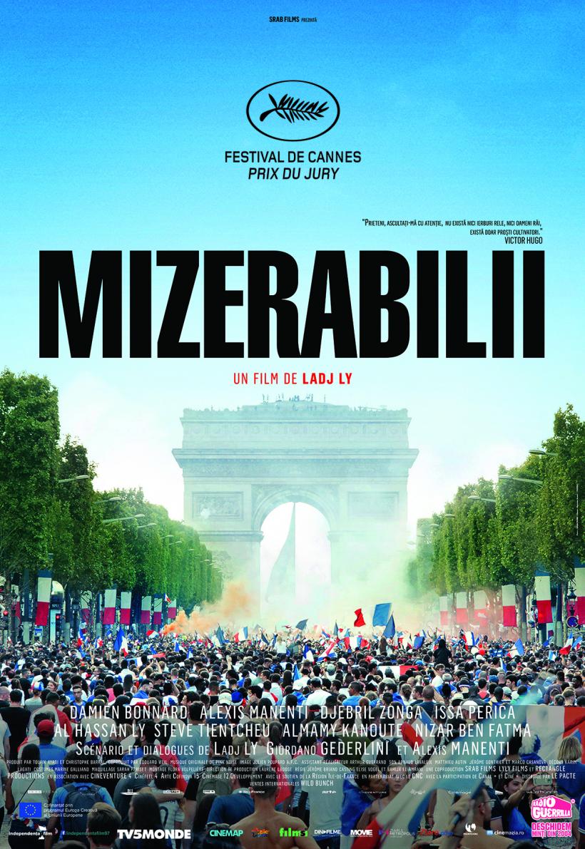 Premiat la Cannes și nominalizat la Oscar, Mizerabilii / Les Misérables, filmul-protest al lui Ladj Ly, din 24 ianuarie, în cinematografe