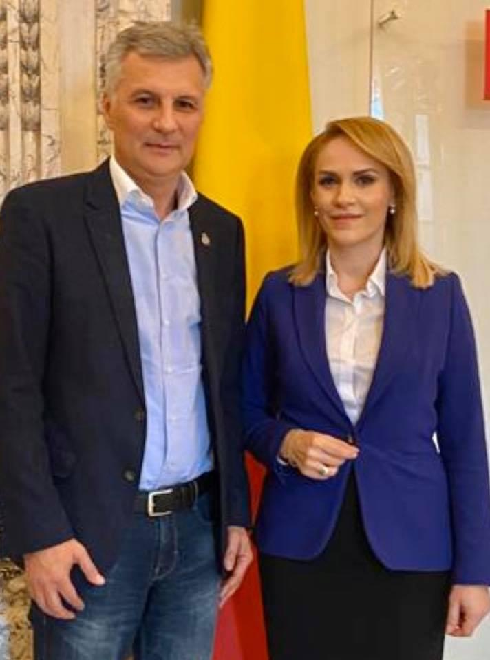 Gabriela Firea anunță intrarea în echipa PSD București a senatorului Daniel Zamfir 