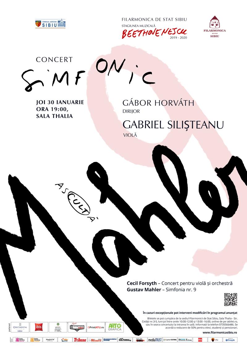 Concert aniversar Gustav Mahler – ”Simfonia a IX-a”