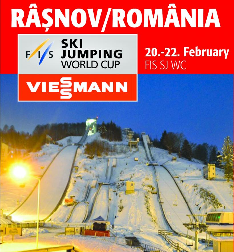 Sărituri cu schiurile: Cupa Mondială etapa 1.000, între 20 și 22 februarie, la Brașov