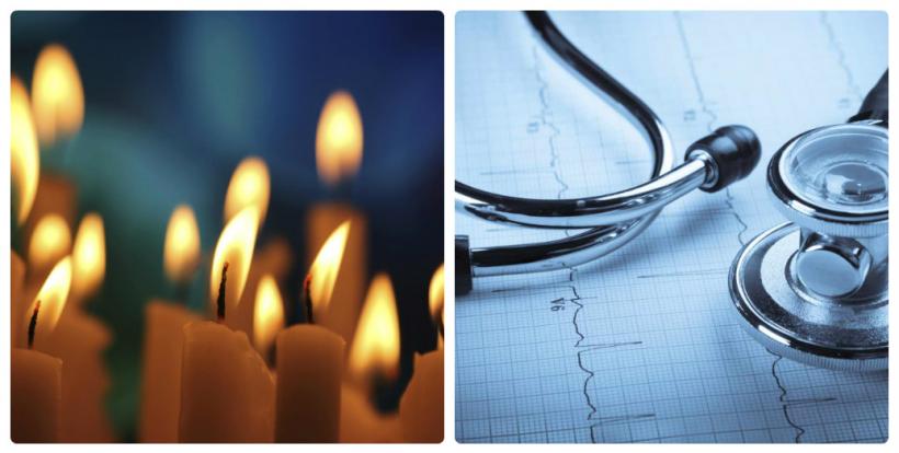 Lanţ uman în faţa Spitalului Judeţean din Constanța în urma morţii unei femei ţinută 16 ore la Urgenţe