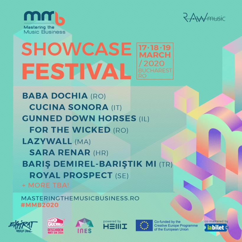 Artiști din România, Italia, Israel, Maroc, Croația, Turcia și Suedia – printre primele confirmări la MMB Showcase Festival