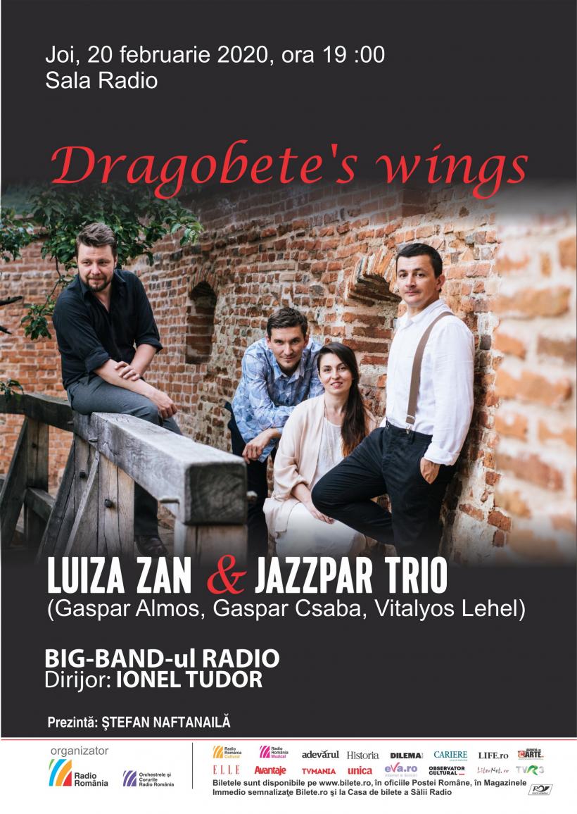 ”Dragobete’s Wings”:  LUIZA ZAN cântă JAZZ la SALA RADIO!