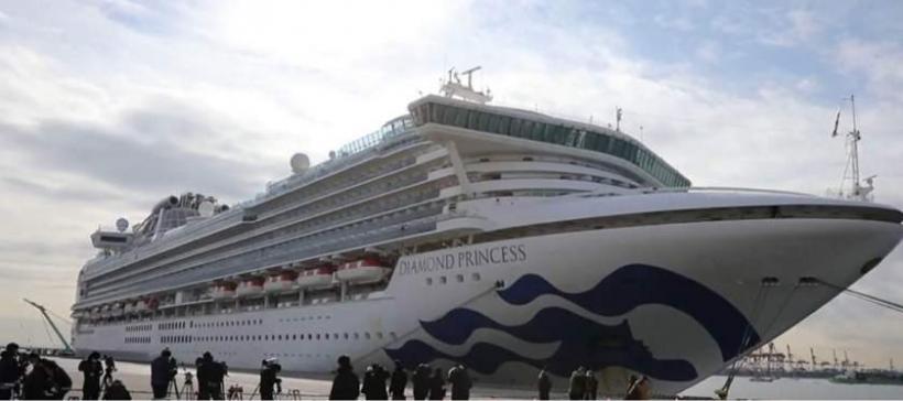 Numărul îmbolnăvirilor pe vasul de croazieră Diamond Princess a crescut spectaculos