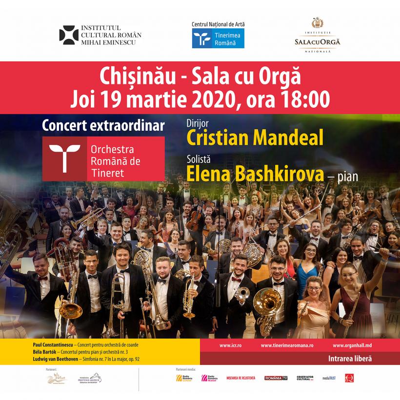 Orchestra Română de Tineret într-un nou turneu la Chișinău - București - Ruse