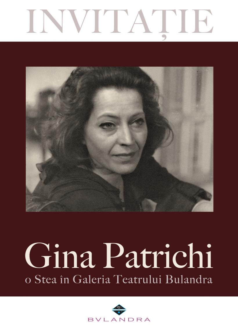 Gina Patrichi: o Stea în Galeria Teatrului Bulandra