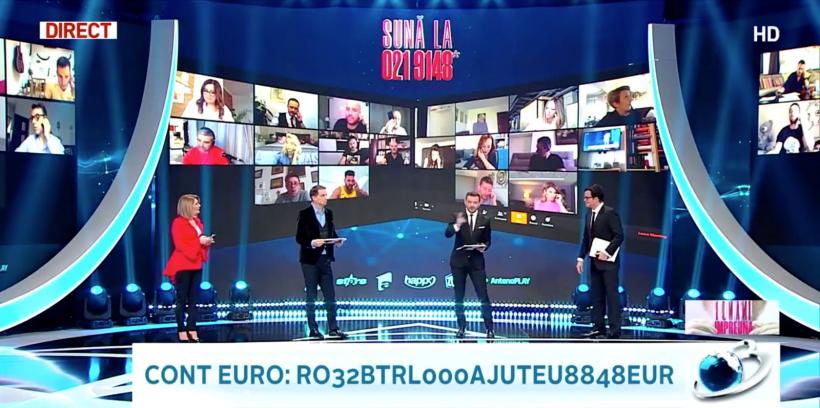 Lecție de solidaritate la Antena 3: Teledonul care a mobilizat și a unit românii