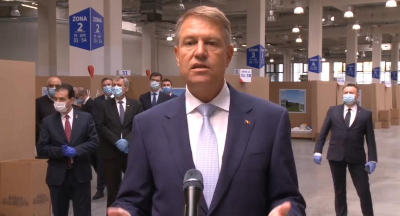 VIDEO. Klaus Iohannis și Ludovic Orban, vizită la Unitatea de Suport Medical „Bucureștii Noi”