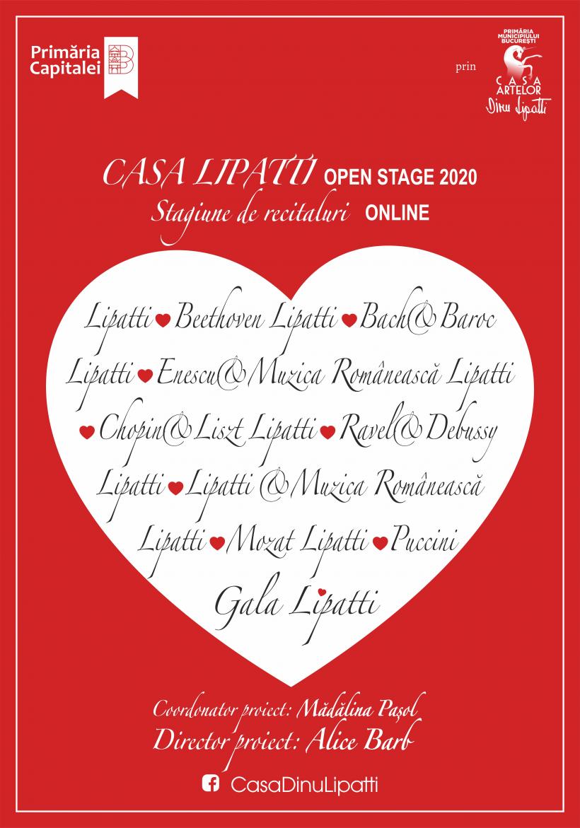 OpenStage 2020 Online. Casa Dinu Lipatti are acum fani în toată țara