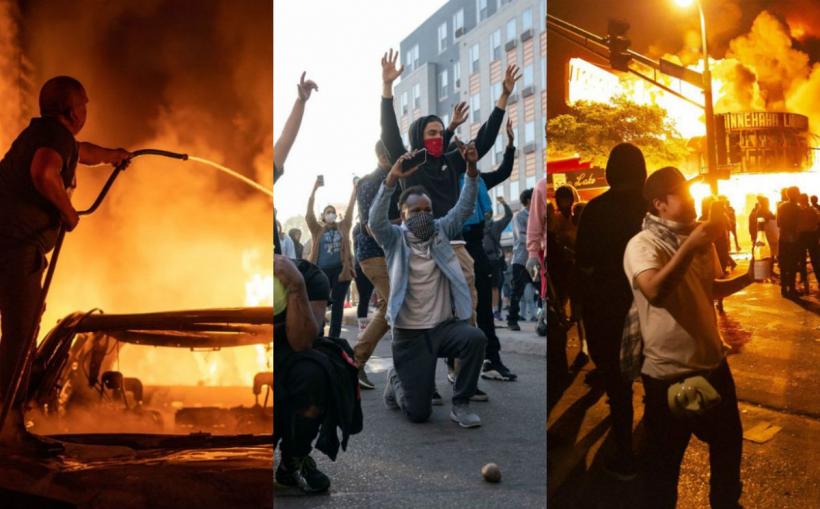 Haos în SUA. Protestele violente continuă în numeroase oraşe. A fost instituită starea de alertă pentru 24 de ore