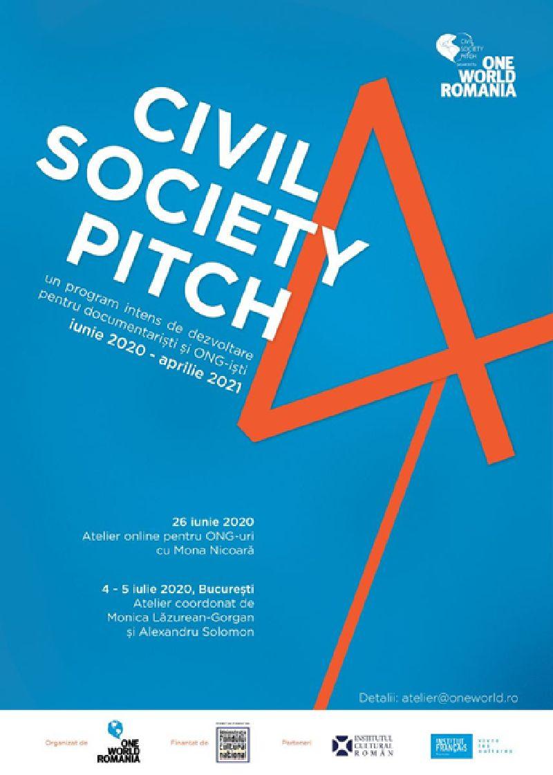 Se dă startul la CIVIL SOCIETY PITCH, ediția a 4-a!
