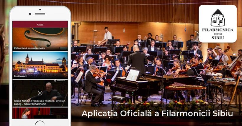 Filarmonica Sibiu – prima filarmonică din țară cu aplicație pentru dispozitive mobile