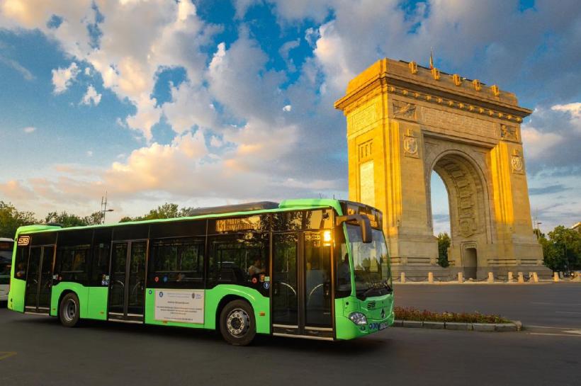 FOTO Primele autobuze hybrid Mercedes Citaro au început să circule în Capitală