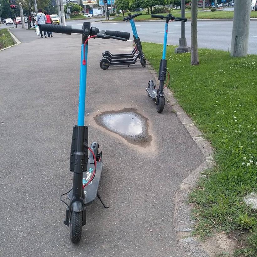 500 de trotinete electrice noi pe străzile din Bucureşti în această vară