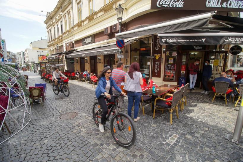 Programul teraselor a fost redus în București și în mai multe localități din țară