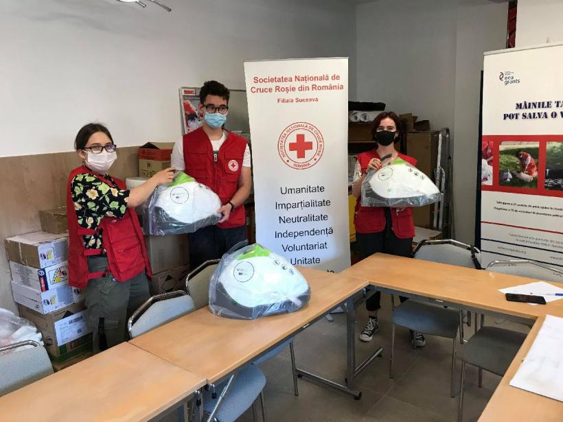 Încă trei nebulizatoare donate de Crucea Roșie Suceava cptre Serviciul de Ambulanță Județean Suceava