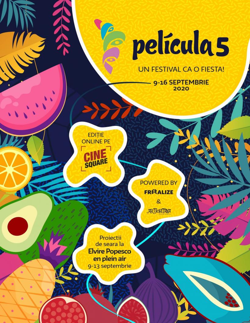 A 5-a ediție Película: filme online și în aer liber între 9 și 16 septembrie 2020