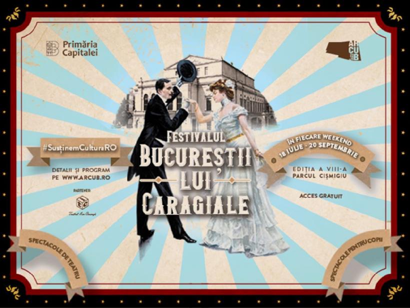 Basme simfonice şi spectacole concert  în weekendul 8-9 august, la  „Bucureştii lui Caragiale”