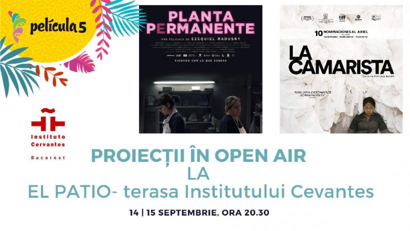 Săptămâna viitoare, Institutului Cervantes găzduiește proiecții Película, în aer liber, pe terasă
