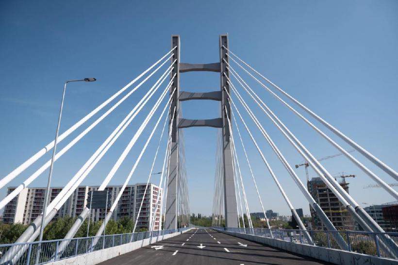 Podul Ciurel a fost finalizat. Firea: Proiectul, început acum 14 ani, a stat 10 ani în tribunale, o pierdere pentru bucureșteni care se traduce financiar în 10 milioane de euro plătiți în plus