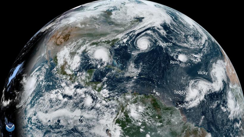 Trei noi furtuni tropicale s-au format în aproximativ 6 ore în Oceanul Atlantic