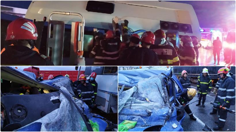 Accident teribil în județul Iași. Sunt 13 victime, dintre care 4 încarcerate. A fost activat Planul Roșu