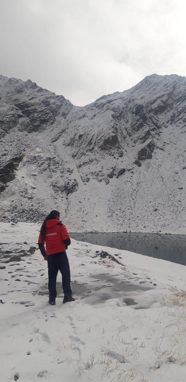 Prima zăpadă din munții Făgărași, la Bâlea Lac