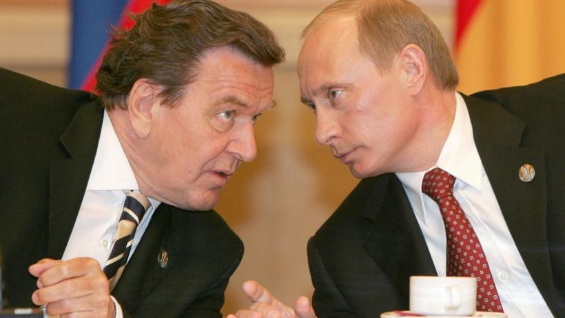 „Schröder, pe statul de plată al lui Putin!”