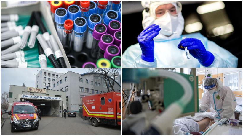 Coronavirus în România:  5.343 de cazuri noi, 107 decese  și 861 pacienti la ATI