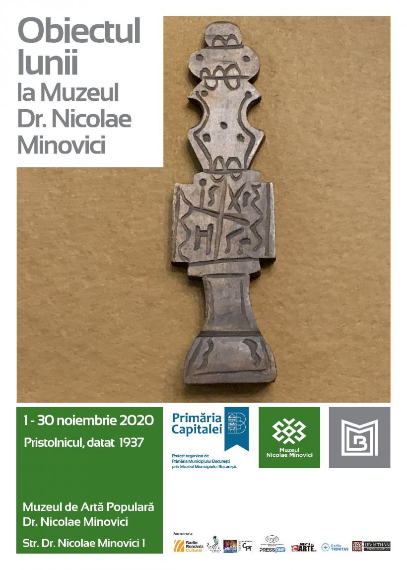 Obiectul lunii noiembrie la Muzeul Dr. Nicolae Minovici: Pristolnicul, datat 1937