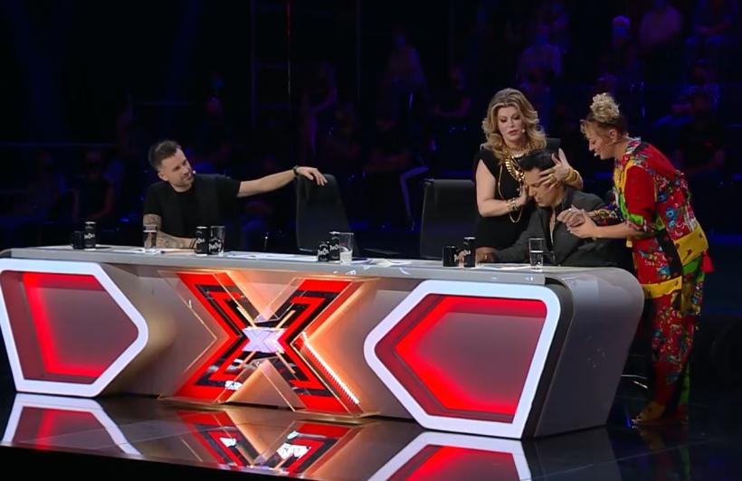 Ștefan Bănică, deochiat de o concurentă!  X Factor se vede în porție dublă, în fiecare joi și vineri, la Antena 1