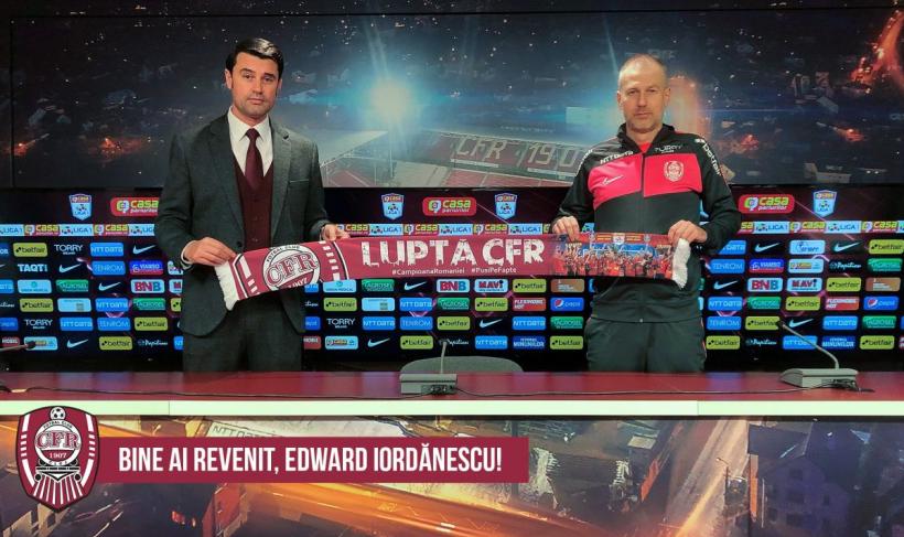 CFR Cluj a anunțat semnarea contractului cu Edi Iordănescu
