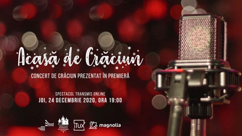 Opera Națională Română din Cluj-Napoca vine Acasă de Crăciun, într-un concert online în Premieră, joi, 24 decembrie