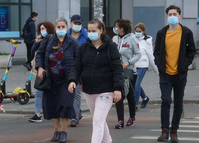 GCS: Rata de infectare în Ilfov - 6,24 la mia de locuitori, Bucureşti - 4,76