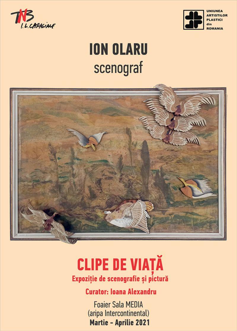 Expoziția artistului Ion Olaru, la TNB. CLIPE DE VIAȚĂ - Un cadou de Mărțișor pentru spectatorii Teatrului Național „I.L.Caragiale”